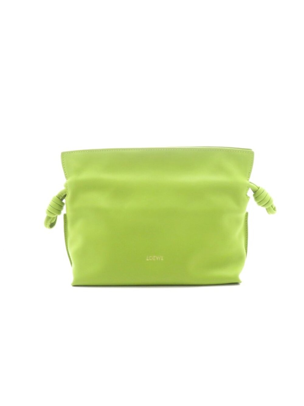 Loewe Flamenco Clutch Mini Light Green Leather
